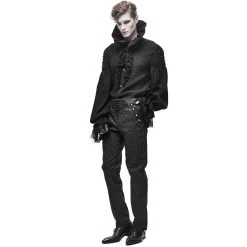 DEVIL FASHION Chemise 'Israfel' Noire 32 DEVIL FASHION Chemise 'Israfel' Noire -ALCHEMY GOTHIC shop chemise israfel noire 10