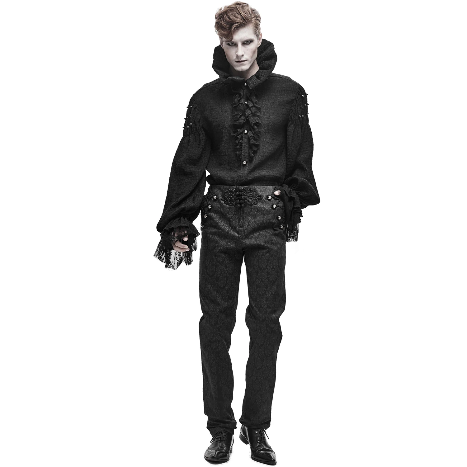 DEVIL FASHION Chemise 'Israfel' Noire 14 DEVIL FASHION Chemise 'Israfel' Noire – Image 12