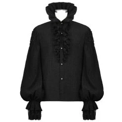 DEVIL FASHION Chemise 'Israfel' Noire