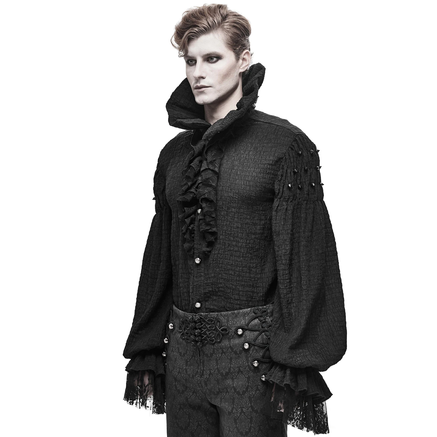 DEVIL FASHION Chemise 'Israfel' Noire 6 DEVIL FASHION Chemise 'Israfel' Noire – Image 4