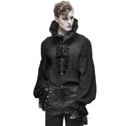 DEVIL FASHION Chemise 'Israfel' Noire 27 DEVIL FASHION Chemise 'Israfel' Noire -ALCHEMY GOTHIC shop chemise israfel noire 5