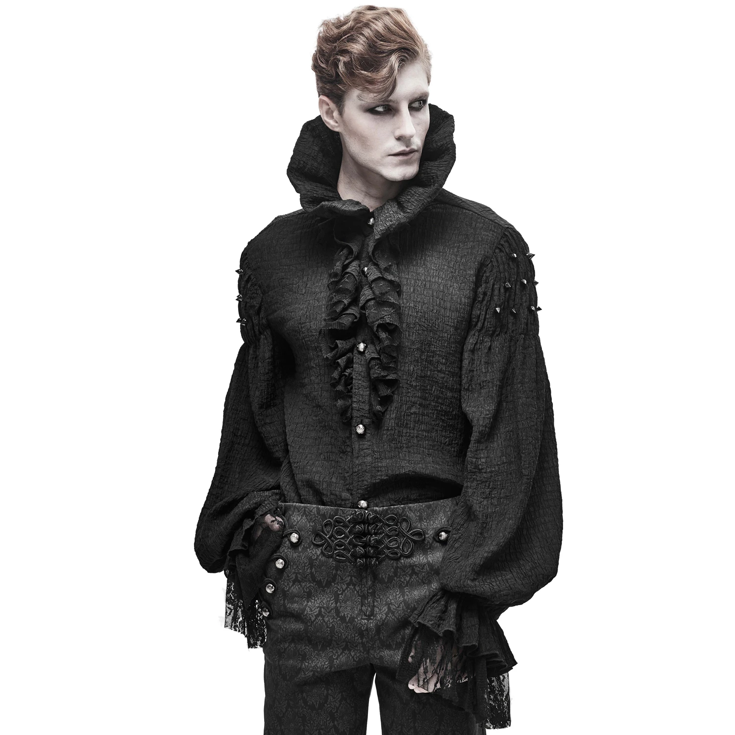 DEVIL FASHION Chemise 'Israfel' Noire 8 DEVIL FASHION Chemise 'Israfel' Noire – Image 6