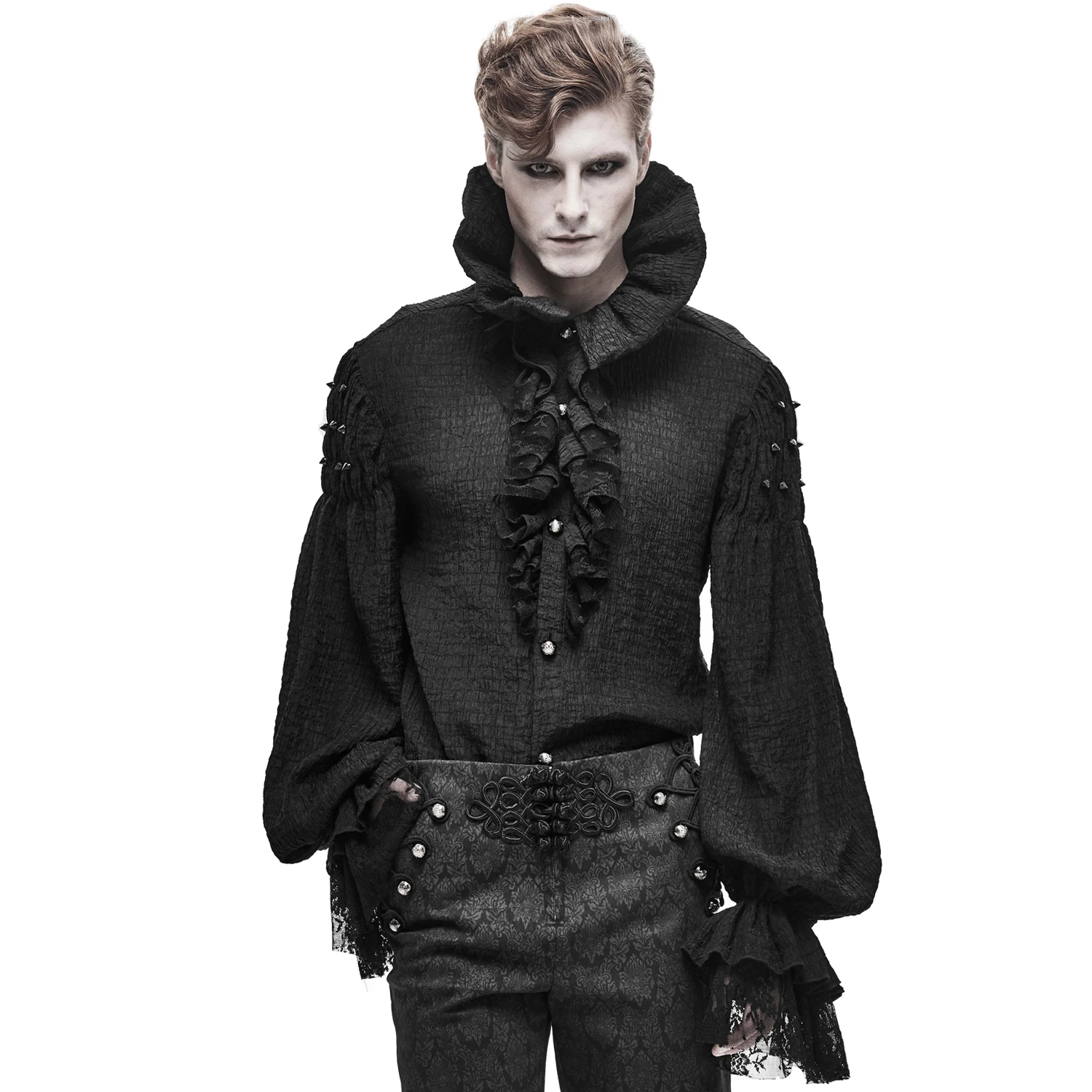 DEVIL FASHION Chemise 'Israfel' Noire 9 DEVIL FASHION Chemise 'Israfel' Noire – Image 7