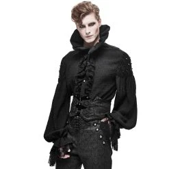 DEVIL FASHION Chemise 'Israfel' Noire 31 DEVIL FASHION Chemise 'Israfel' Noire -ALCHEMY GOTHIC shop chemise israfel noire 9