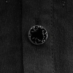 DEVIL FASHION Chemise 'McArthy' Noire -ALCHEMY GOTHIC shop chemise mcarthy noire 11