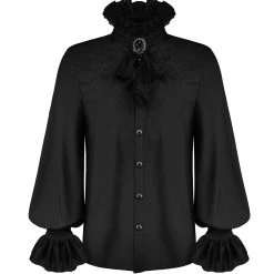 DEVIL FASHION Chemise 'McArthy' Noire
