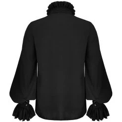 DEVIL FASHION Chemise 'McArthy' Noire -ALCHEMY GOTHIC shop chemise mcarthy noire 8