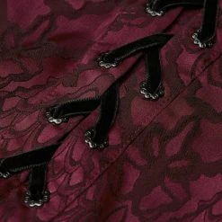 PUNK RAVE Chemise 'Nephilim' Rouge -ALCHEMY GOTHIC shop chemise nephilim rouge 10