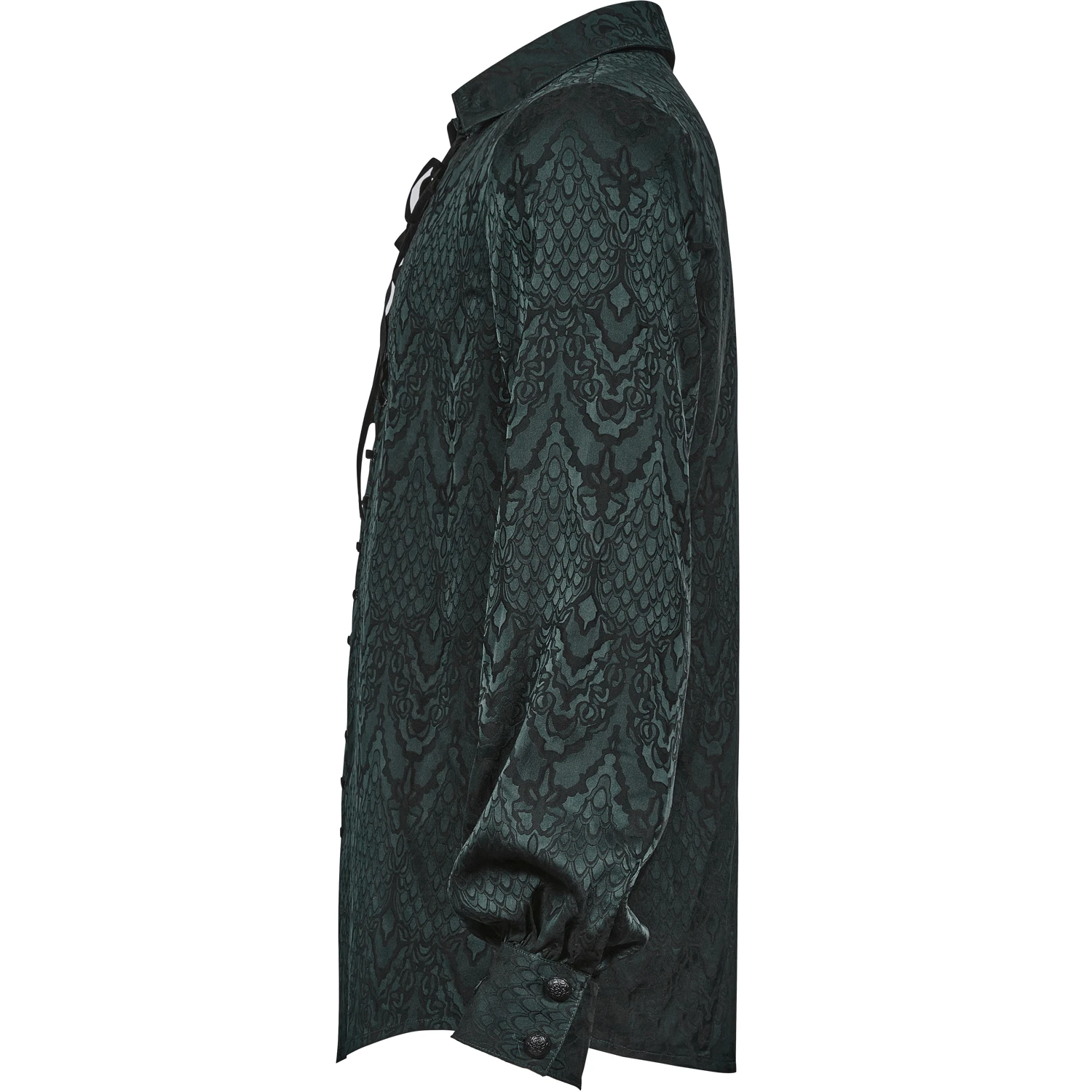 PUNK RAVE Chemise 'Nephilim' Verte 17 PUNK RAVE Chemise 'Nephilim' Verte – Image 15