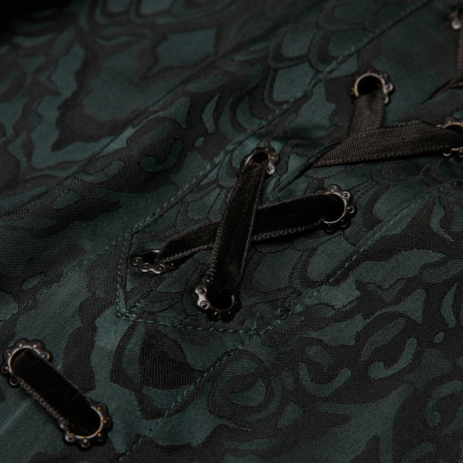 PUNK RAVE Chemise 'Nephilim' Verte 18 PUNK RAVE Chemise 'Nephilim' Verte – Image 16