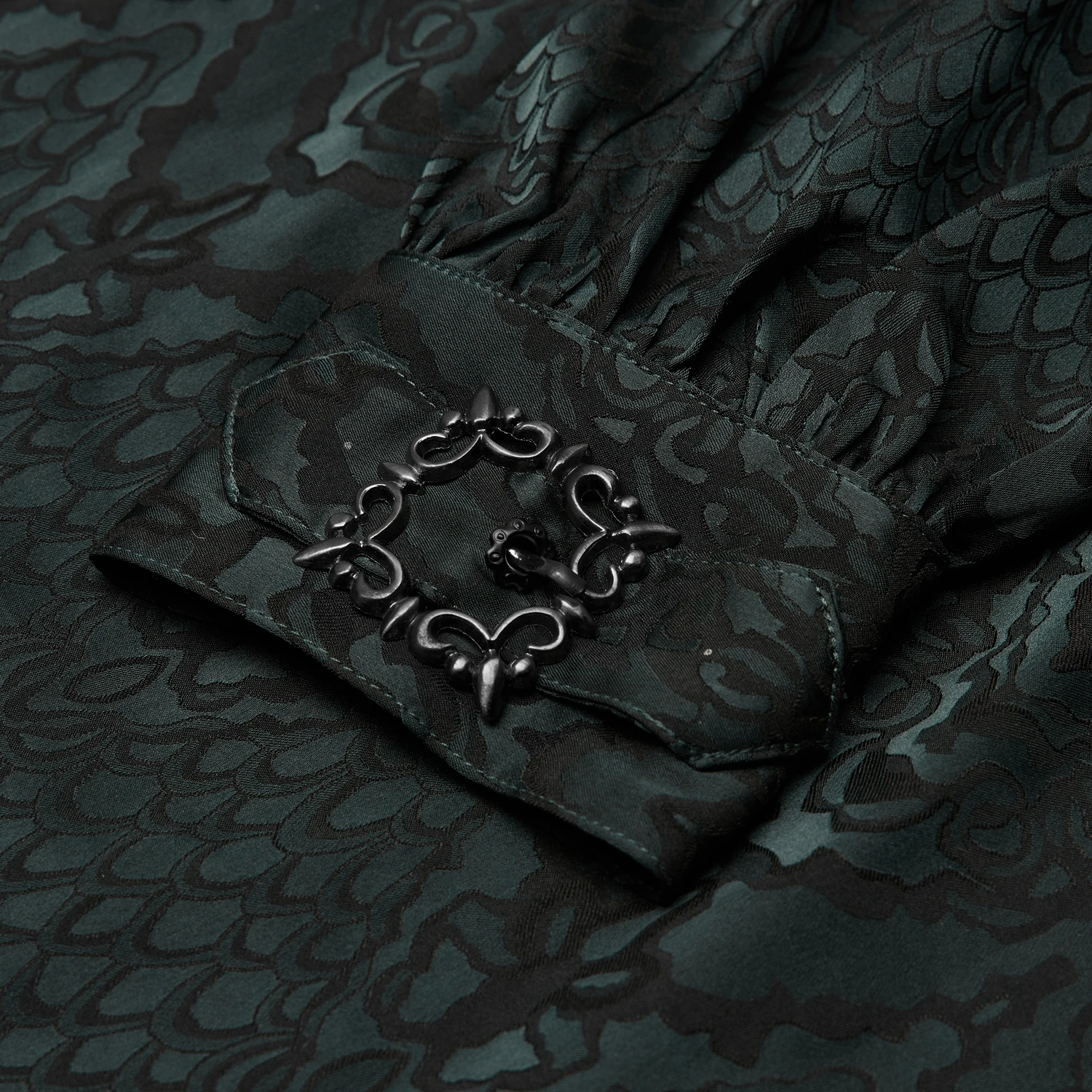 PUNK RAVE Chemise 'Nephilim' Verte 19 PUNK RAVE Chemise 'Nephilim' Verte – Image 17