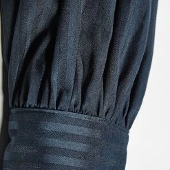 PUNK RAVE Chemise Rayée 'Edward' Bleue -ALCHEMY GOTHIC shop chemise rayee edward bleue 8