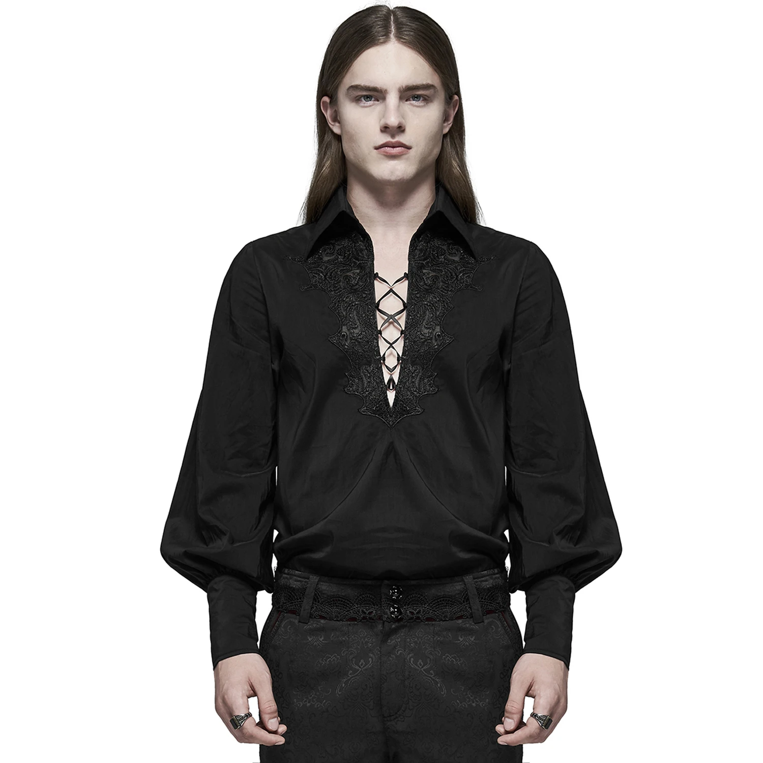 PUNK RAVE Chemise 'Royal Vampire' Noire 4 PUNK RAVE Chemise 'Royal Vampire' Noire – Image 2