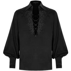 PUNK RAVE Chemise 'Royal Vampire' Noire