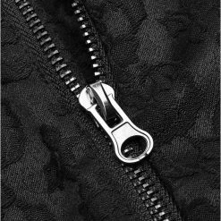 PUNK RAVE Chemise 'Sinamore' En Brocard Noire -ALCHEMY GOTHIC shop chemise sinamore en brocard noire 8