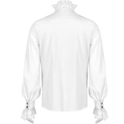 PUNK RAVE Chemise Victorienne 'Asmodeus' Blanche -ALCHEMY GOTHIC shop chemise victorienne asmodeus blanche 12