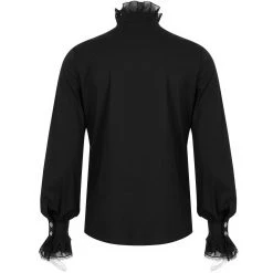 PUNK RAVE Chemise Victorienne 'Asmodeus' Noire -ALCHEMY GOTHIC shop chemise victorienne asmodeus noire 10