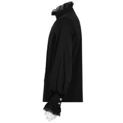 PUNK RAVE Chemise Victorienne 'Asmodeus' Noire -ALCHEMY GOTHIC shop chemise victorienne asmodeus noire 11