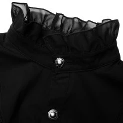 PUNK RAVE Chemise Victorienne 'Asmodeus' Noire -ALCHEMY GOTHIC shop chemise victorienne asmodeus noire 12