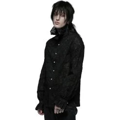 PUNK RAVE Chemise Victorienne 'Gothic Noble' Noire -ALCHEMY GOTHIC shop chemise victorienne gothic noble noire 3