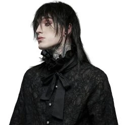 PUNK RAVE Chemise Victorienne 'Gothic Noble' Noire -ALCHEMY GOTHIC shop chemise victorienne gothic noble noire 5