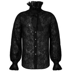 PUNK RAVE Chemise Victorienne 'Gothic Noble' Noire -ALCHEMY GOTHIC shop chemise victorienne gothic noble noire 6