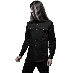 PUNK RAVE Chemise 'Wolfram' Noire -ALCHEMY GOTHIC shop chemise wolfram noire 3