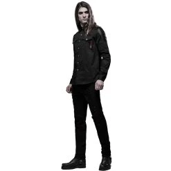 PUNK RAVE Chemise 'Wolfram' Noire -ALCHEMY GOTHIC shop chemise wolfram noire 9