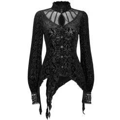 PUNK RAVE Chemisier 'Hecate' Noir -ALCHEMY GOTHIC shop chemisier hecate noir 13