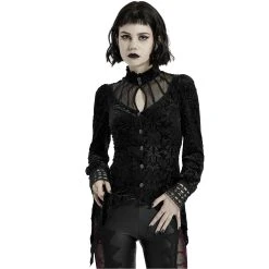 PUNK RAVE Chemisier 'Hecate' Noir -ALCHEMY GOTHIC shop chemisier hecate noir 5