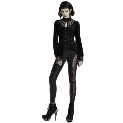 PUNK RAVE Chemisier 'Hecate' Noir -ALCHEMY GOTHIC shop chemisier hecate noir 7
