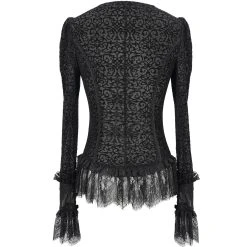 DEVIL FASHION Chemisier 'Lavinia' Noir 30 DEVIL FASHION Chemisier 'Lavinia' Noir -ALCHEMY GOTHIC shop chemisier lavinia noir 11