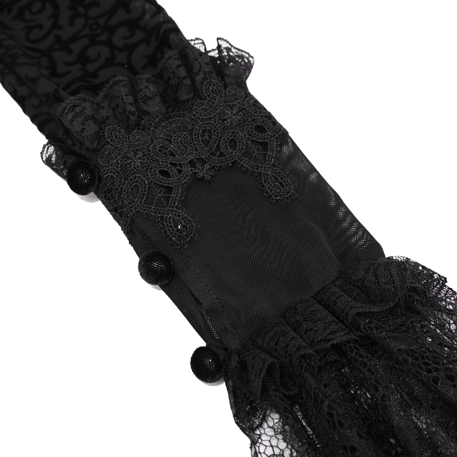 DEVIL FASHION Chemisier 'Lavinia' Noir 17 DEVIL FASHION Chemisier 'Lavinia' Noir – Image 15