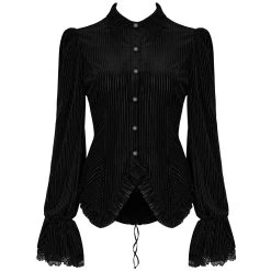 PUNK RAVE Chemisier 'Maeve' Noir -ALCHEMY GOTHIC shop chemisier maeve noir 6