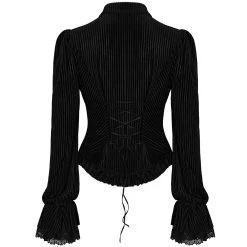 PUNK RAVE Chemisier 'Maeve' Noir -ALCHEMY GOTHIC shop chemisier maeve noir 7