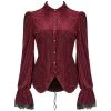 PUNK RAVE Chemisier 'Maeve' Rouge