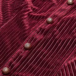 PUNK RAVE Chemisier 'Maeve' Rouge -ALCHEMY GOTHIC shop chemisier maeve rouge 9