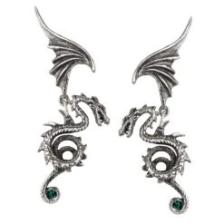 ALCHEMY GOTHIC Clous D'Oreilles 'Bestia Regalis'