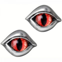 ALCHEMY GOTHIC Clous D'Oreilles 'Demoneye'