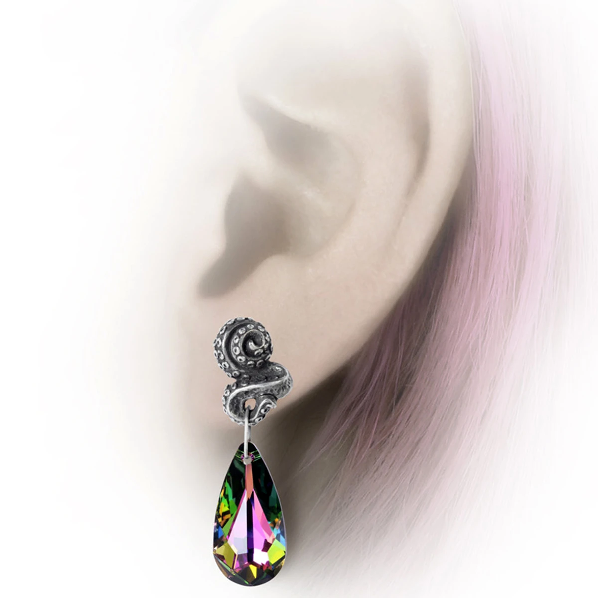 ALCHEMY GOTHIC Clous D'Oreilles 'Kraken' 4 ALCHEMY GOTHIC Clous D'Oreilles 'Kraken' – Image 2