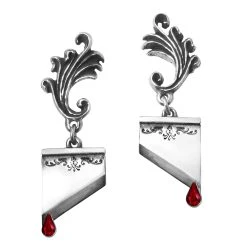 ALCHEMY GOTHIC Clous D'Oreilles 'Marie Antoinette'