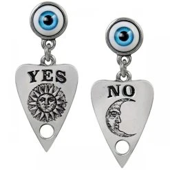 ALCHEMY GOTHIC Clous D'Oreilles 'Ouija Planchette'