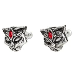 ALCHEMY GOTHIC Clous D'Oreilles 'Sacred Cat' -ALCHEMY GOTHIC shop clous d oreilles sacred cat 2