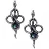 ALCHEMY GOTHIC Clous D'Oreilles 'Tercia Serpent'