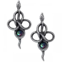 ALCHEMY GOTHIC Clous D'Oreilles 'Tercia Serpent'