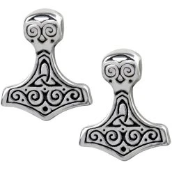 Alchemy Metal-Wear Clous D'Oreilles 'Thor Hammer'