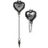 ALCHEMY GOTHIC Clous D'Oreilles 'Witches Heart' -ALCHEMY GOTHIC shop clous d oreilles witches heart