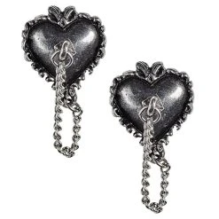 ALCHEMY GOTHIC Clous D'Oreilles 'Witches Heart' 7 ALCHEMY GOTHIC Clous D'Oreilles 'Witches Heart' -ALCHEMY GOTHIC shop clous d oreilles witches heart 2