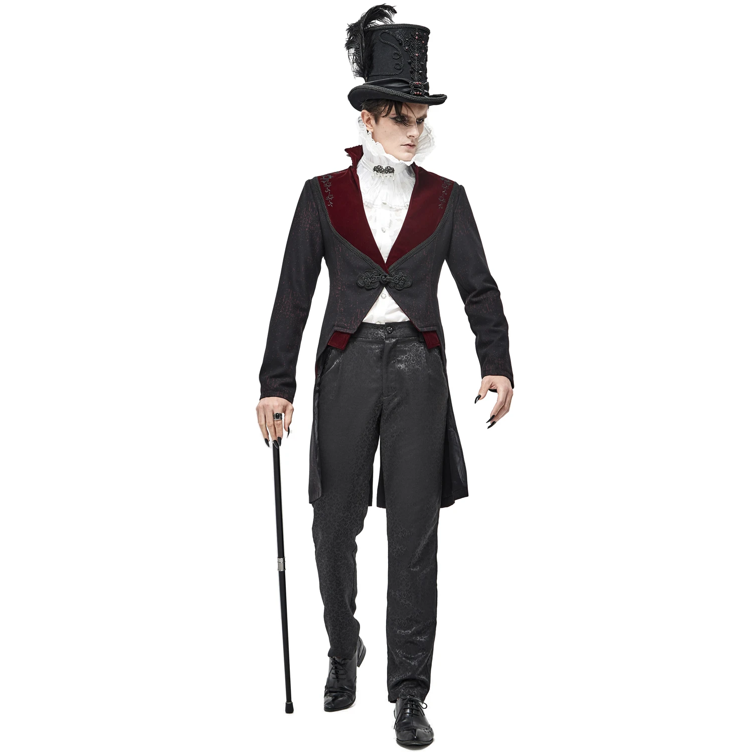 DEVIL FASHION Col Montant Unisexe Plissé Blanc 7 DEVIL FASHION Col Montant Unisexe Plissé Blanc – Image 5