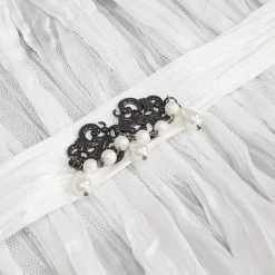 DEVIL FASHION Col Montant Unisexe Plissé Blanc 20 DEVIL FASHION Col Montant Unisexe Plissé Blanc -ALCHEMY GOTHIC shop col montant unisexe plisse blanc 8